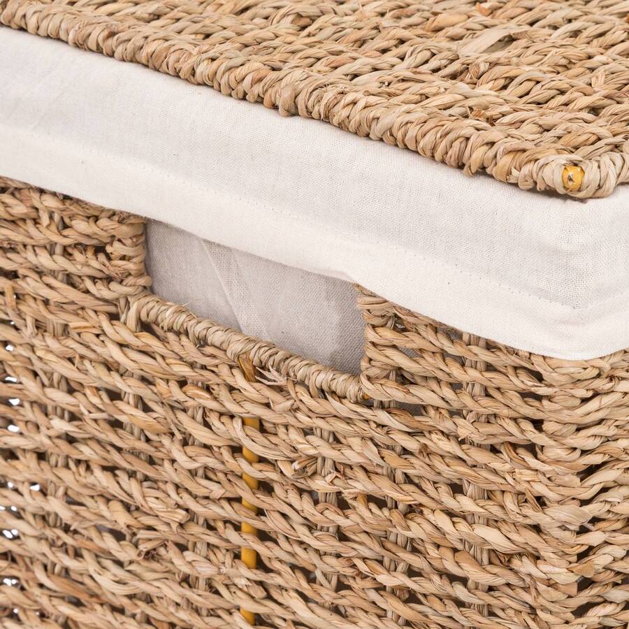 Panier à linge osier 40L Vannerie - image 3