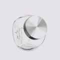 Bocal verre à bonbons couvercle inox 650ml - image 1