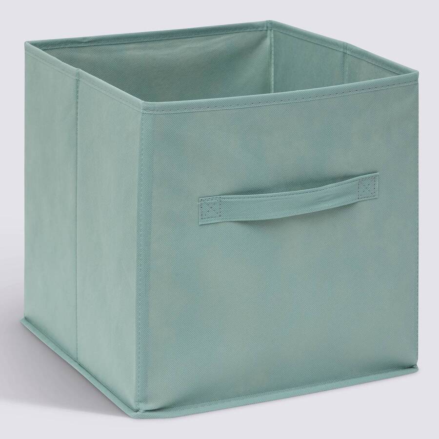 Panier tissu lanière 31x31 cm, Vert céladon Mix'n Modul - image 1