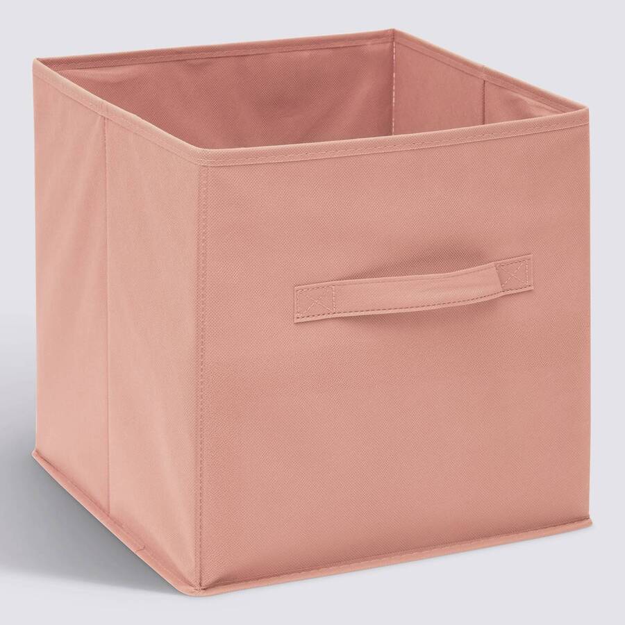 Panier tissu lanière 31x31 cm, Rose blush Mix'n Modul - image 1