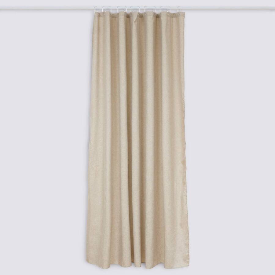 Rideau de douche, l.180 cm, Beige - image 1