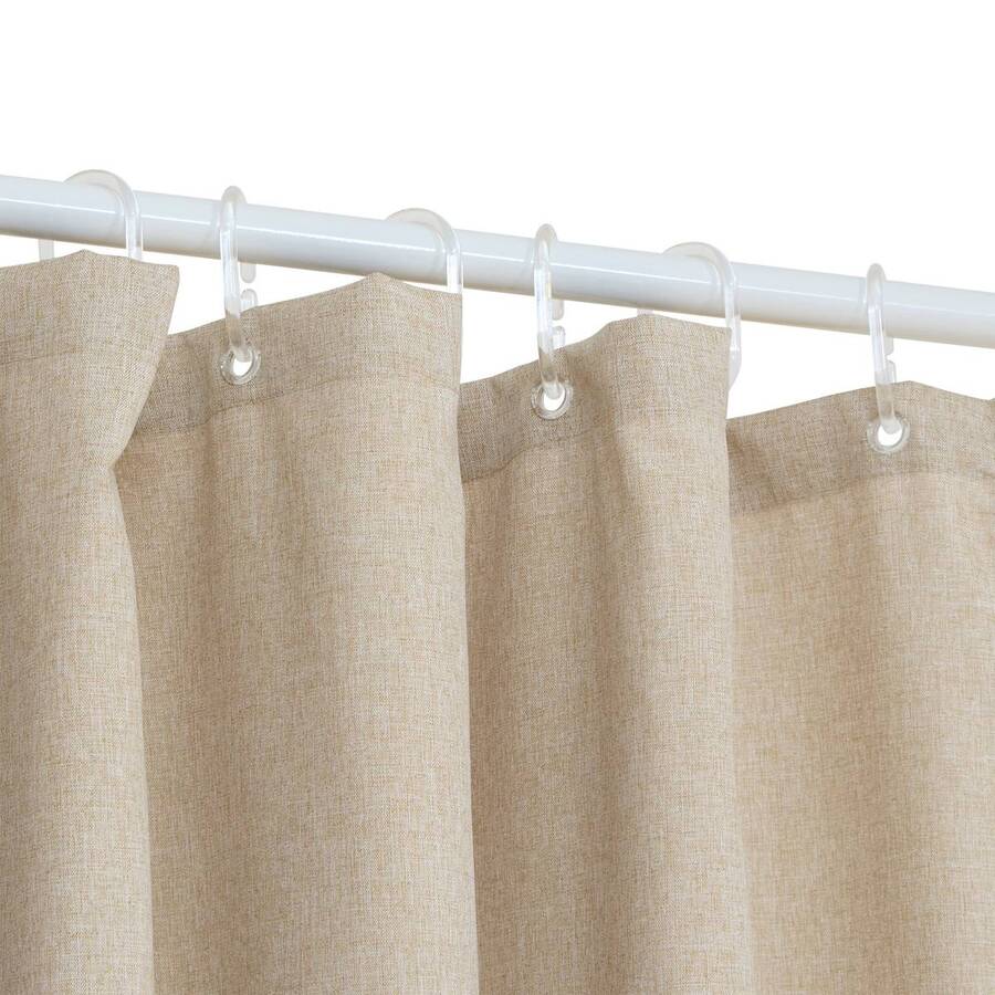 Rideau de douche, l.180 cm, Beige - image 2