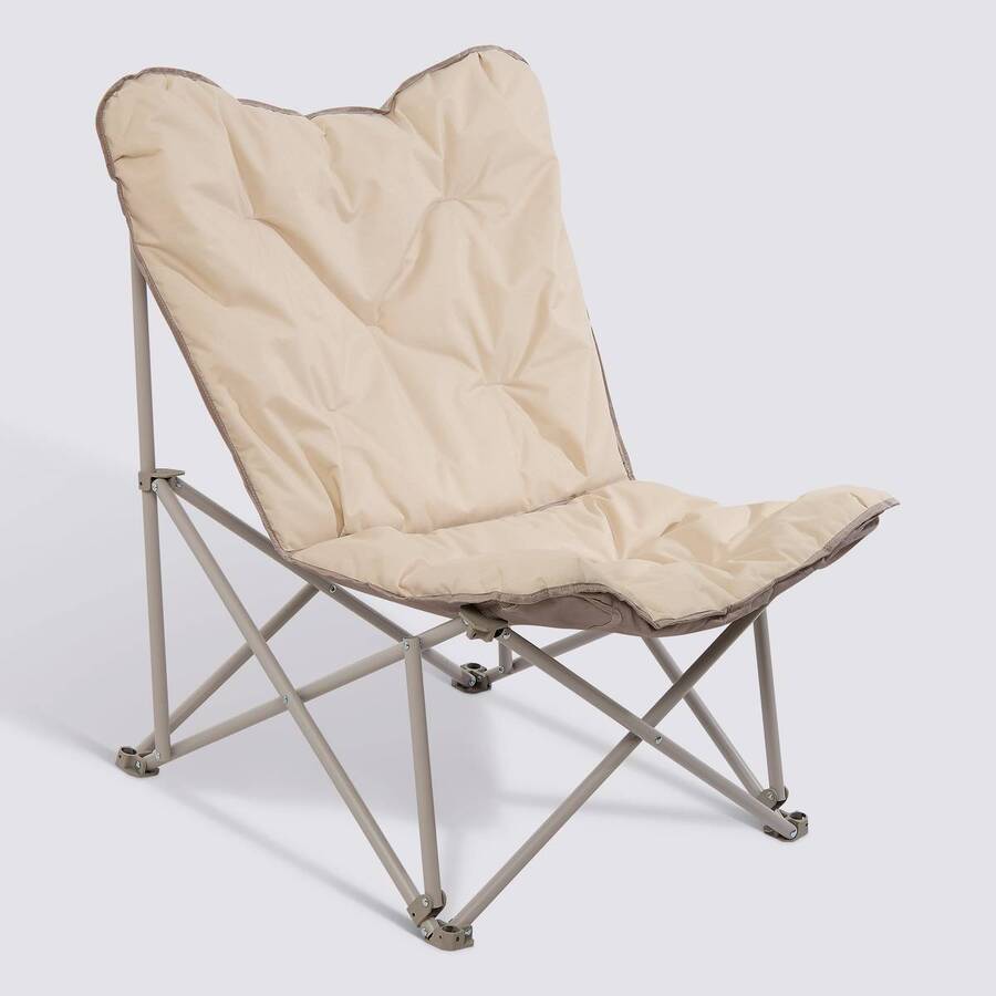Fauteuil de camping pliant, Argile - image 1