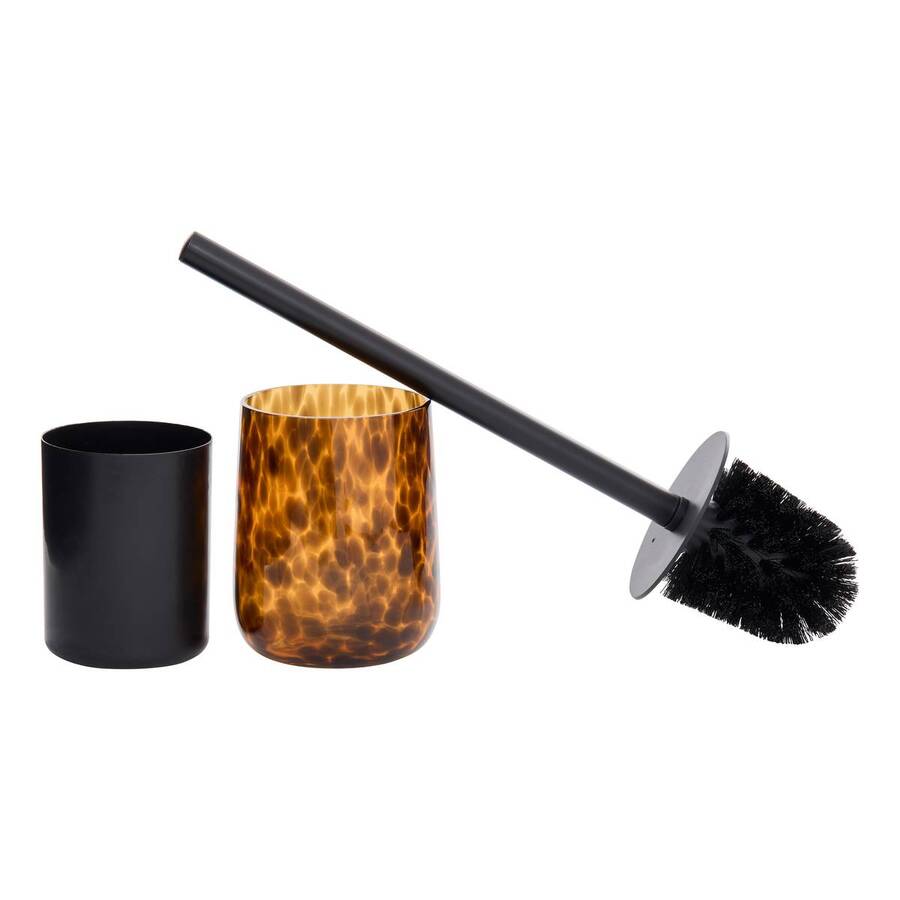 Brosse WC, H.39 cm, Marron Dotty - image 2