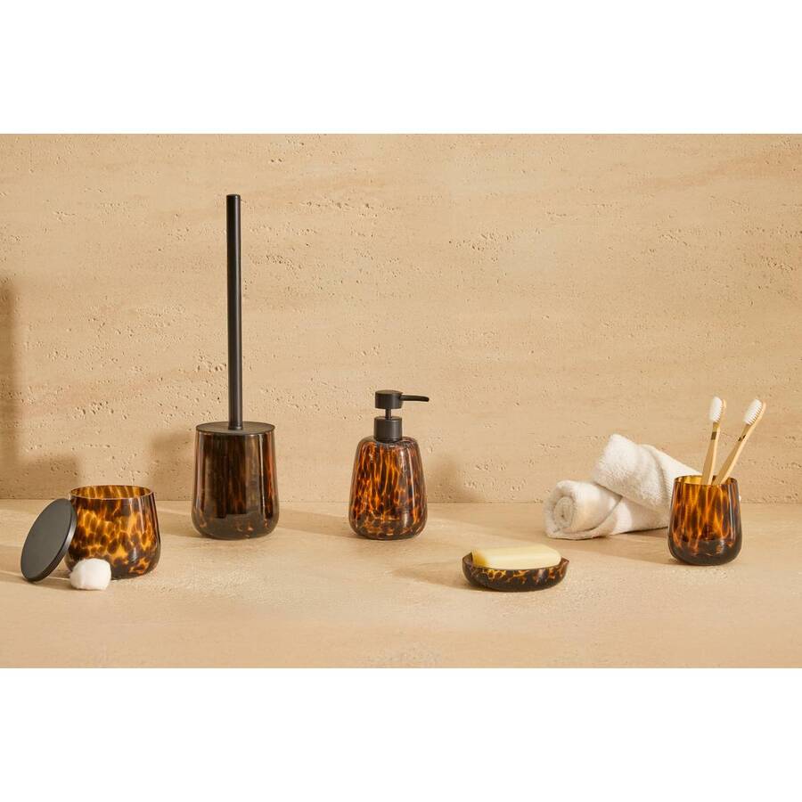 Brosse WC, H.39 cm, Marron Dotty - image 4