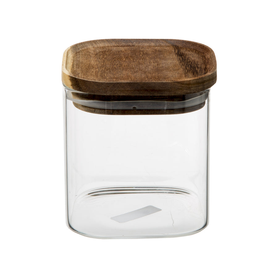 Lot de 3 bocaux, verre, couvercle acacia, 0,6/1/2L Hermet - image 4