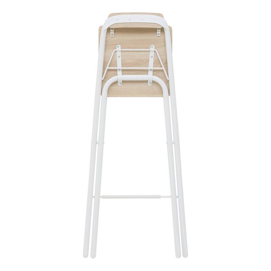 Chaise de bar pliante, H.98 cm, Blanc Flexy - image 4