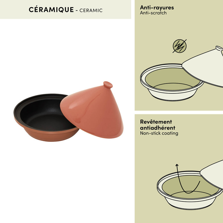 Tajine, Grès, D.30,2 x H.22,3 cm Magma - image 4