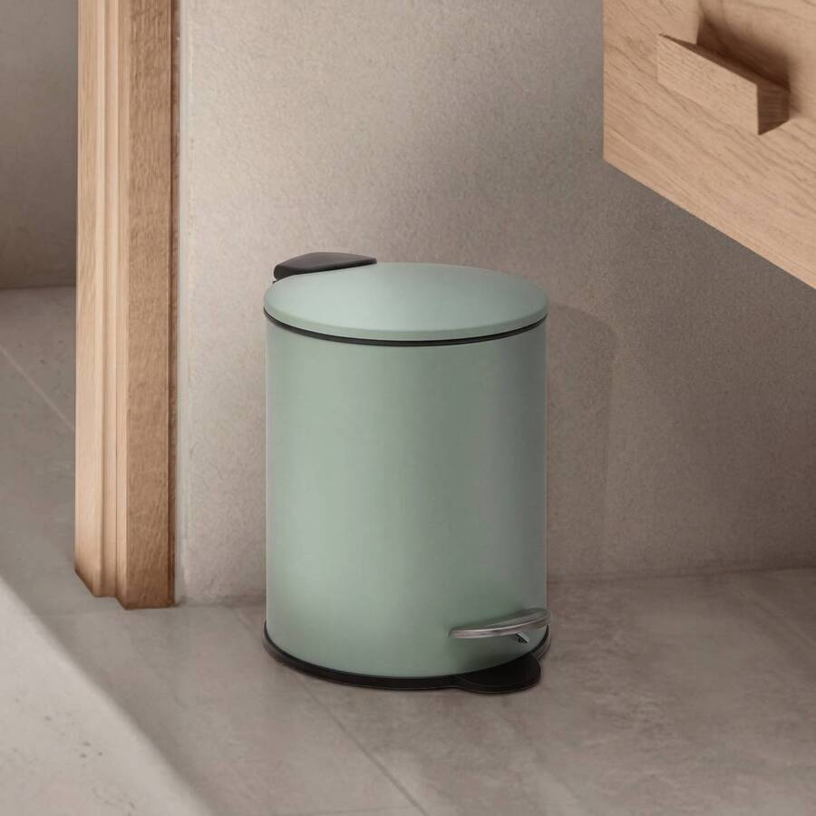 Poubelle manuelle, 2,7L, Vert Céladon Colorama - image 2