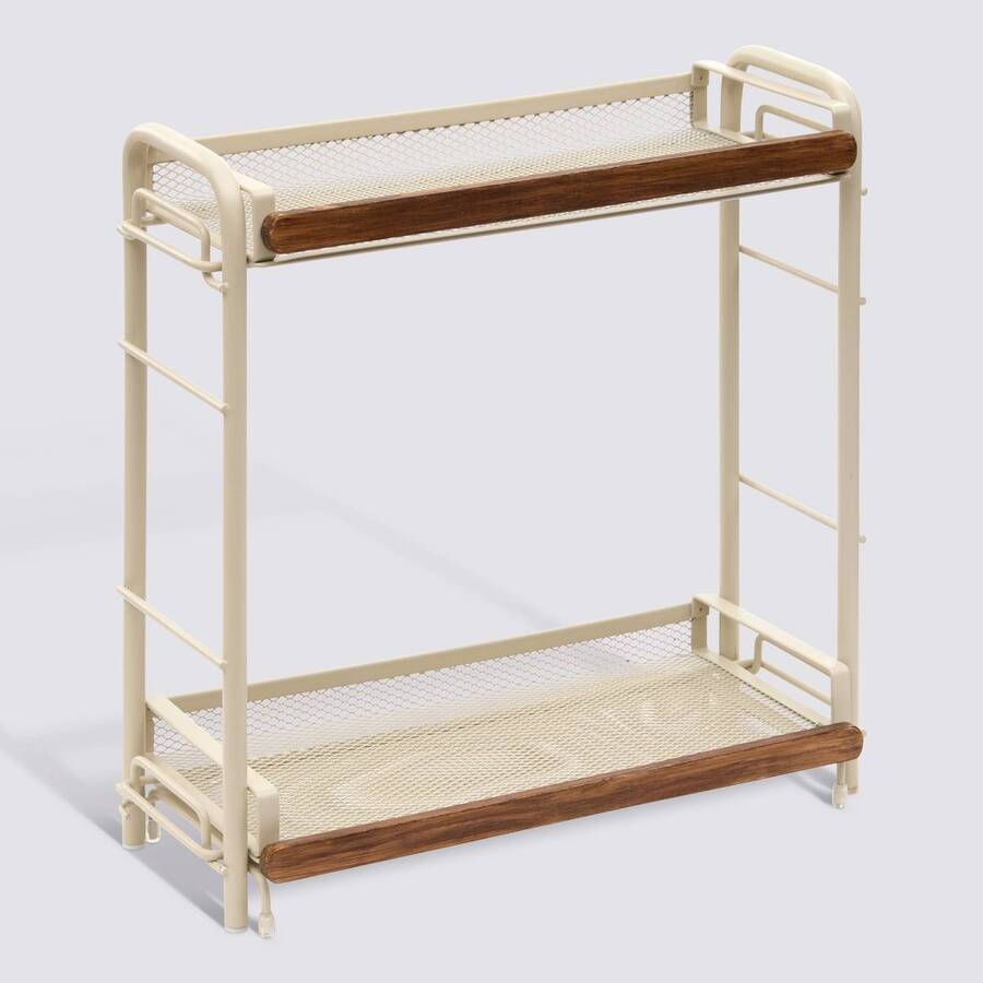 Étagère 2 niveaux, 32,6x21,4 cm, Argile Telma - image 1