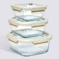 Lot de 3 boîtes de conservation, 3,2/5,2/8L, Transparent Clipeat+ - image 1