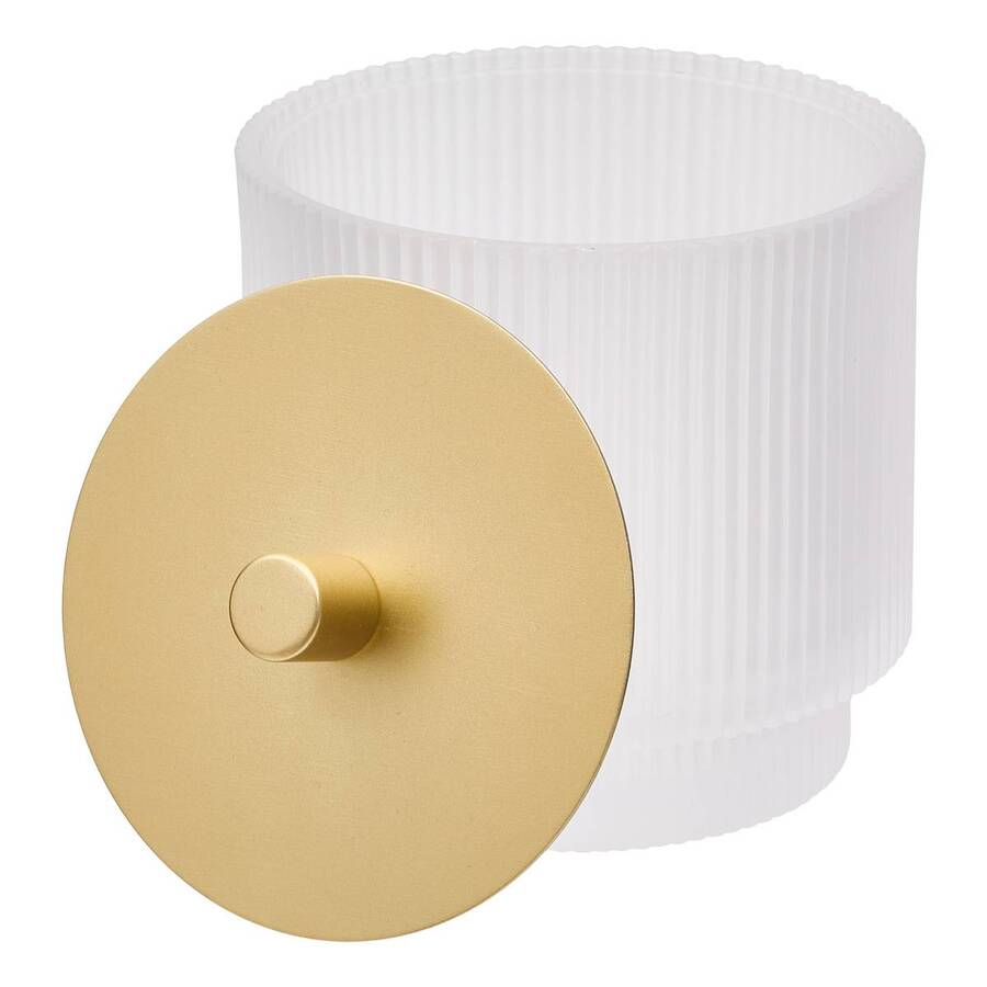 Pot à cotons, D.9,8 cm, Blanc Solis - image 3
