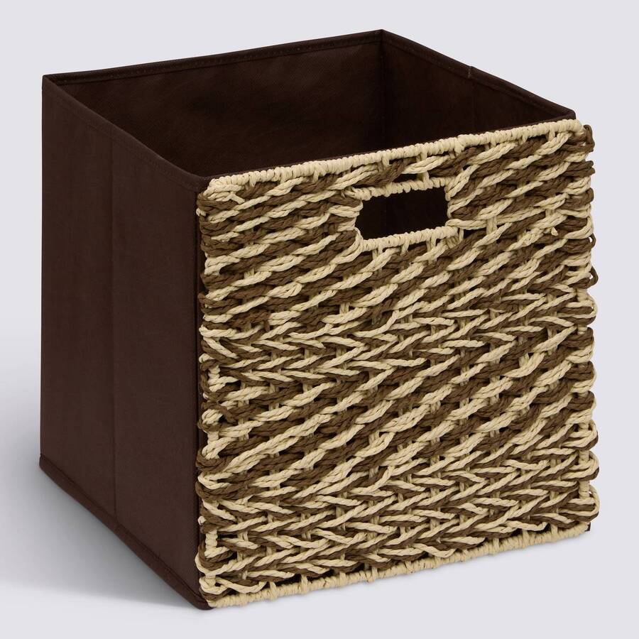Boîte de rangement, 31x31 cm, Marron Mix'n Modul - image 1