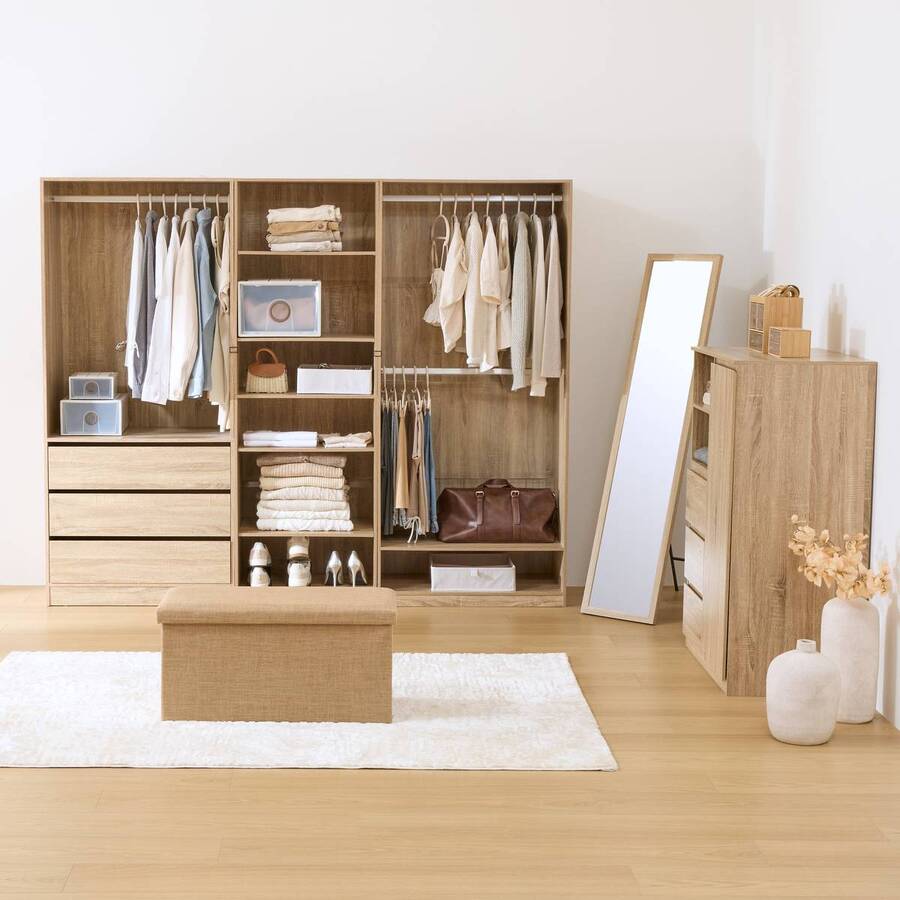 Penderie, H.115 cm, Beige Dolo - image 2