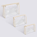 Set de 3 trousses de toilette, L.16,5 x H.12,5 cm - image 1