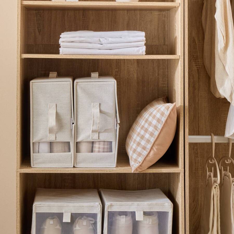 Housse de rangement pour vêtements, L.40,5 cm, Beige Dressy Plus - image 2
