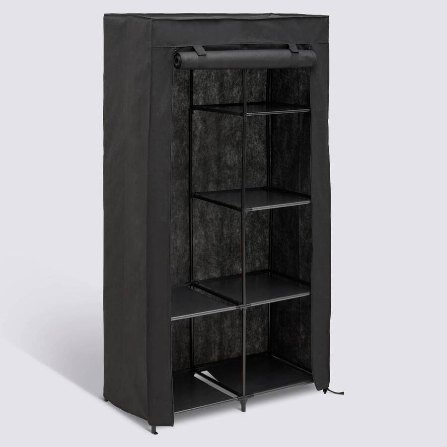 Penderie, 165x88 cm, Noir Dressy - image 1