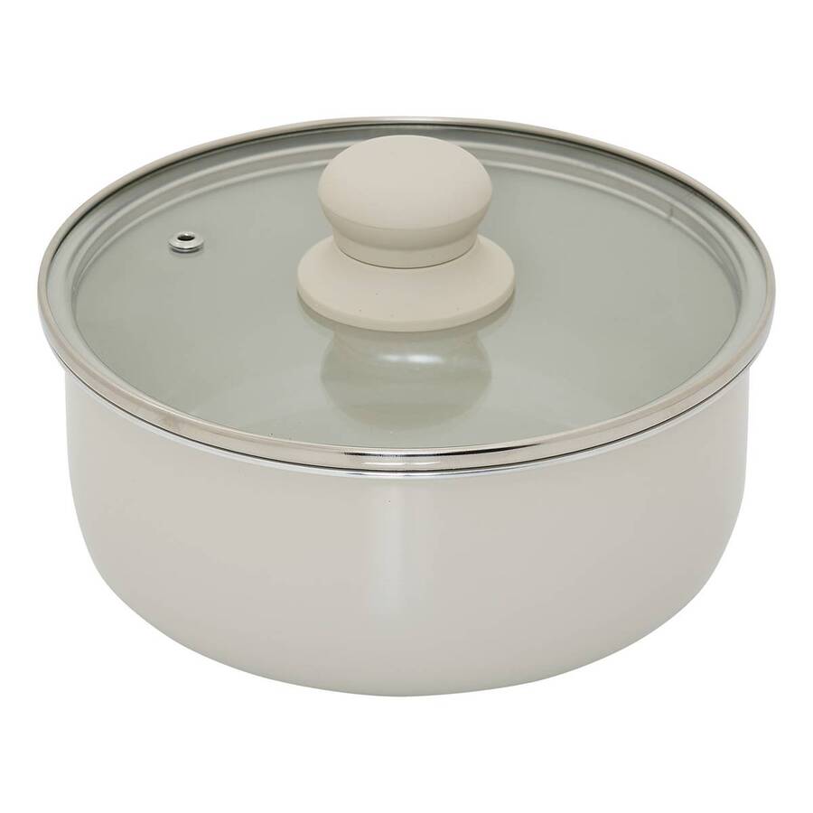 Batterie de cuisine, 12 pièces, Beige Essentiels - image 4