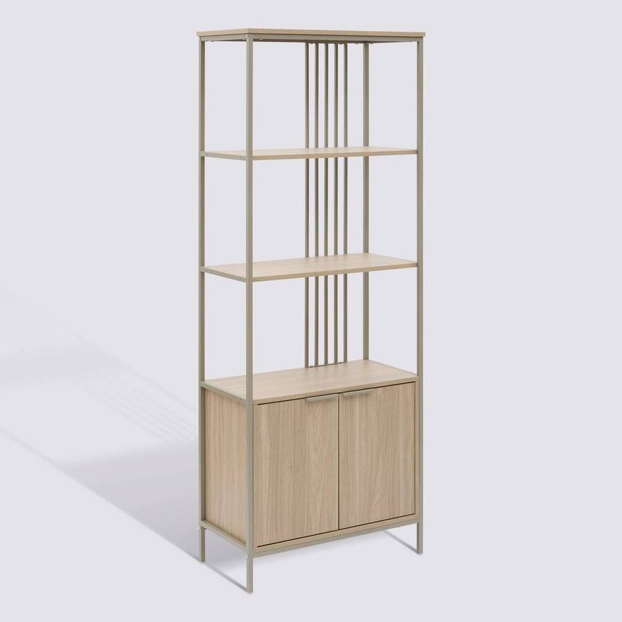 Étagère 2 portes, 68,4x35 cm, Sable Duna - image 1