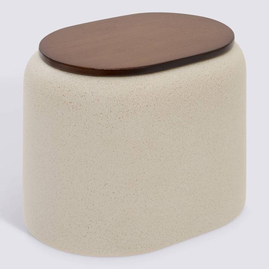 Pot à cotons, 11,7x8,8 cm, Argile Argileo - image 1
