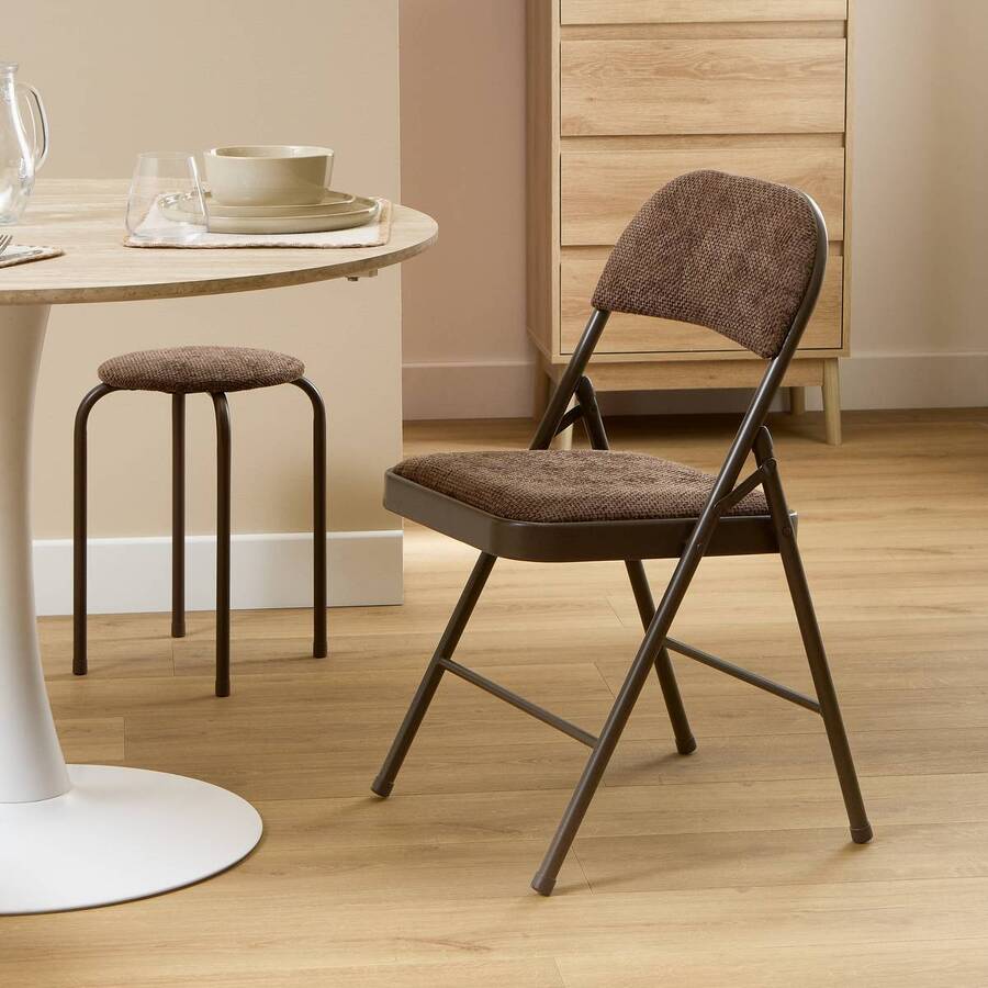 Chaise pliante, H.79,5 cm, Marron Flexy+ - image 2