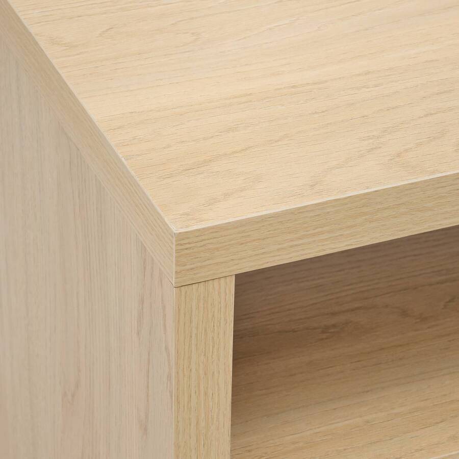 Table basse 1 tiroir, 92,5x39,5 cm, Beige Alvo - image 4