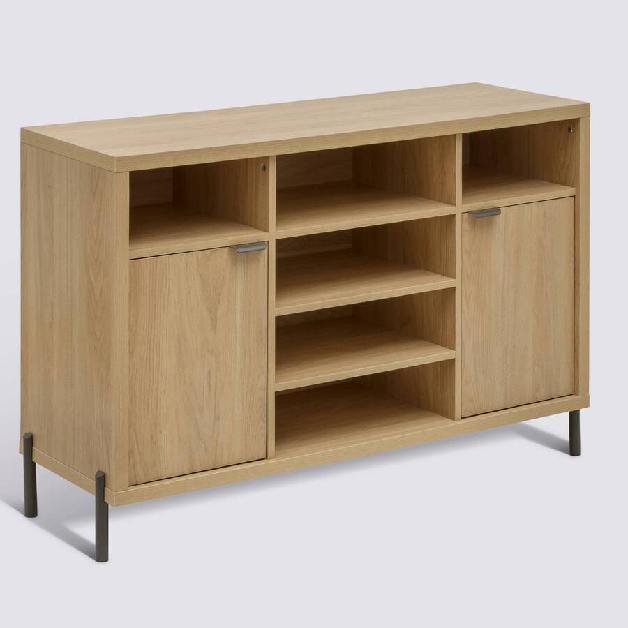 Buffet 2 portes, 120,5x39,5 cm, Beige Alvo - image 1