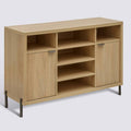 Buffet 2 portes, 120,5x39,5 cm, Beige Alvo - image 1