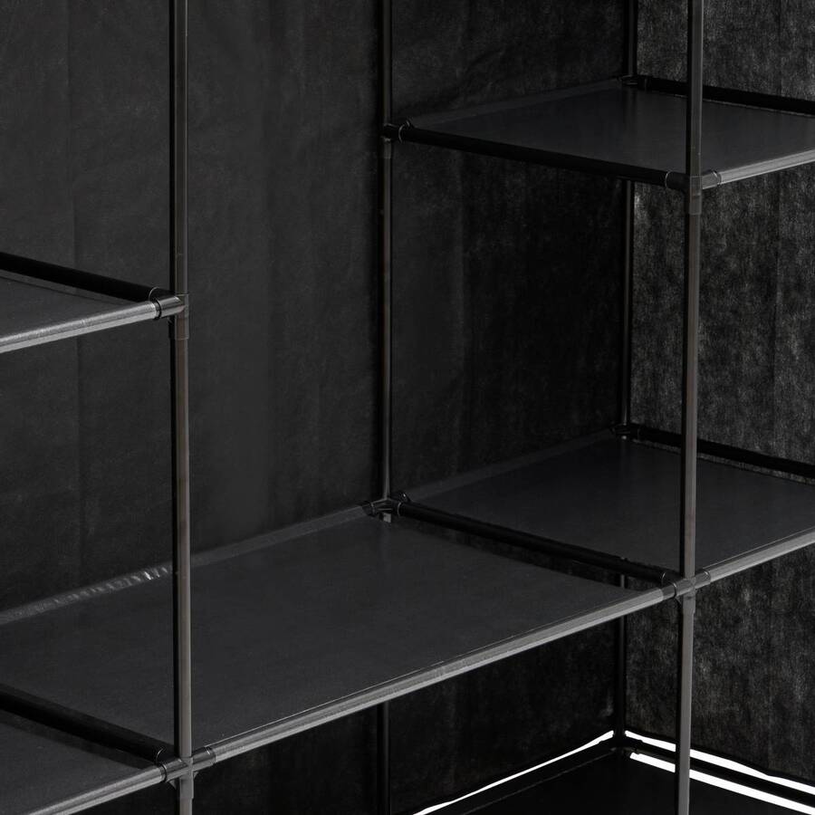 Penderie, 165x155 cm, Noir Dressy - image 4