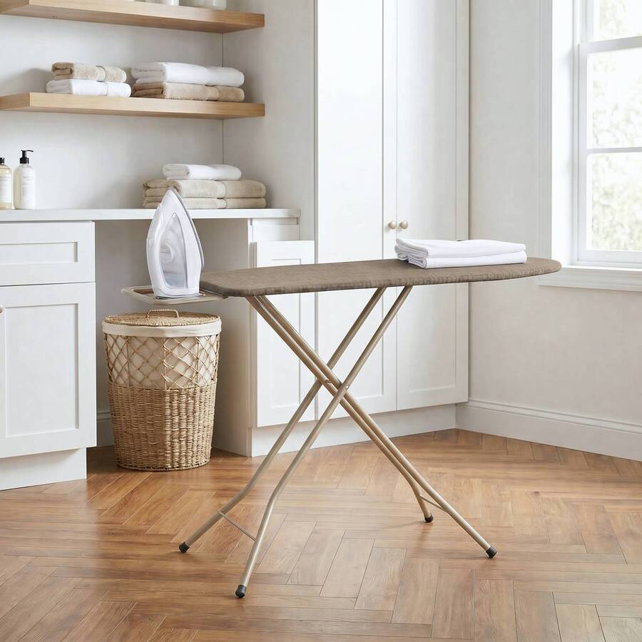 Table à repasser, L.128 cm, Beige - image 2